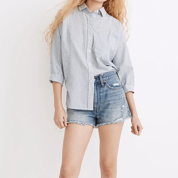 Madewell Pants - Madewell relaxed denim shorts in renfield wash: destructed edition